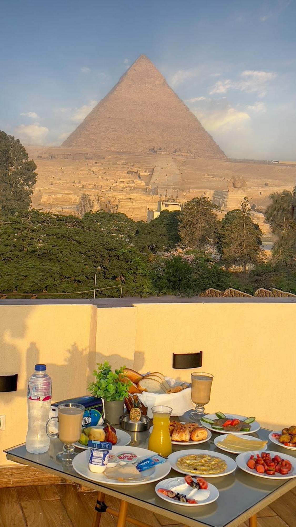 Pyramids Vista Inn Kafret el-Gabal Eksteriør bilde